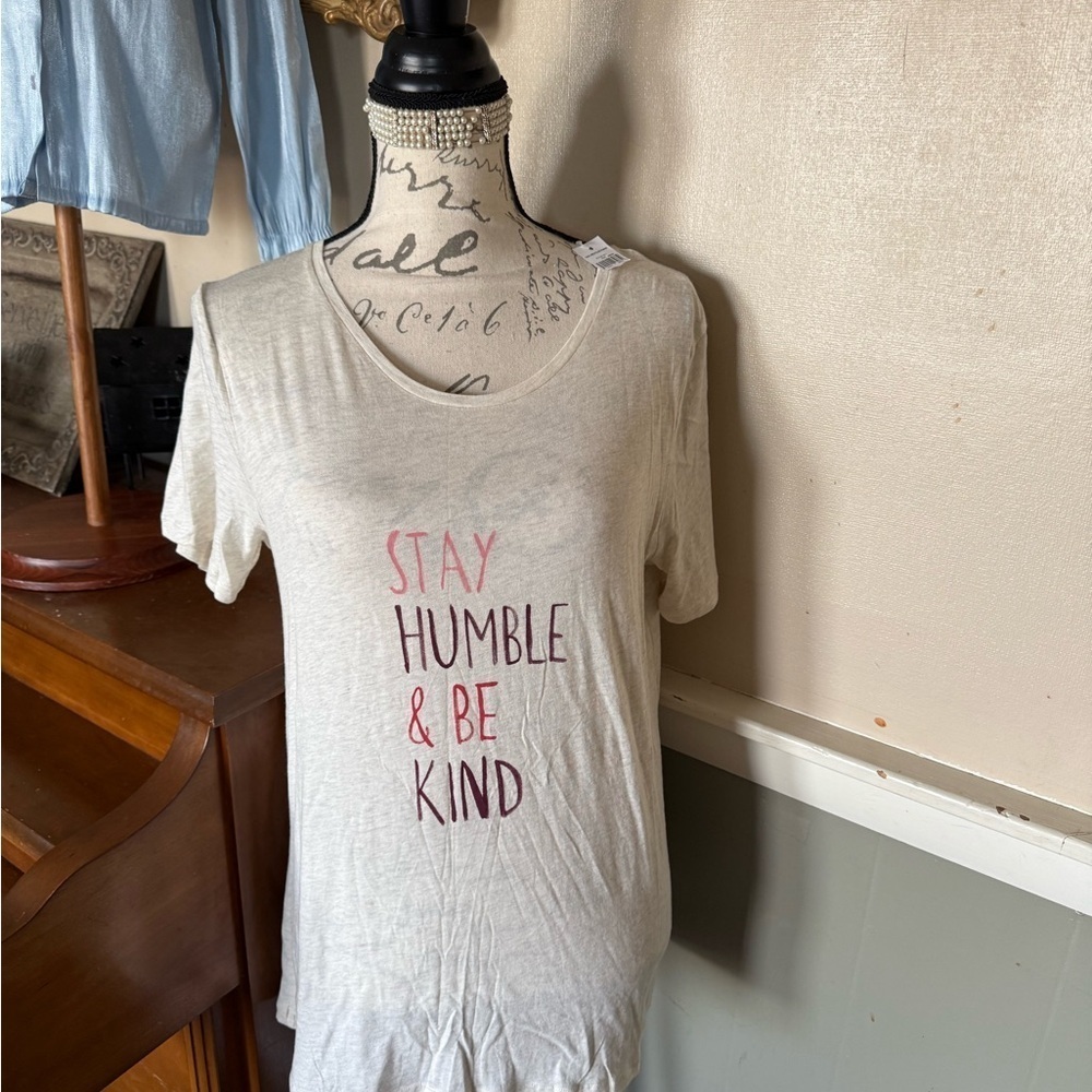 Banana Republic Stay Humble Cotton Tee NWT